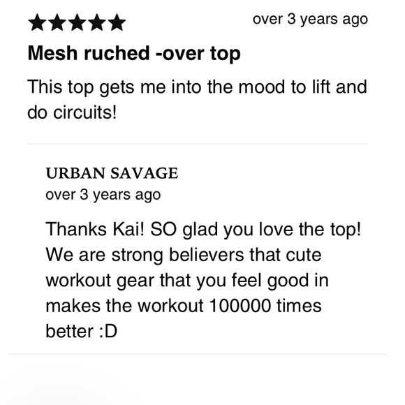 Urban Savage Crop Top workout Mesh with Ruching - Picture 7 of 11